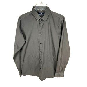 Black n Bianco Boys Dress Shirt Dark Gray Sz. 18